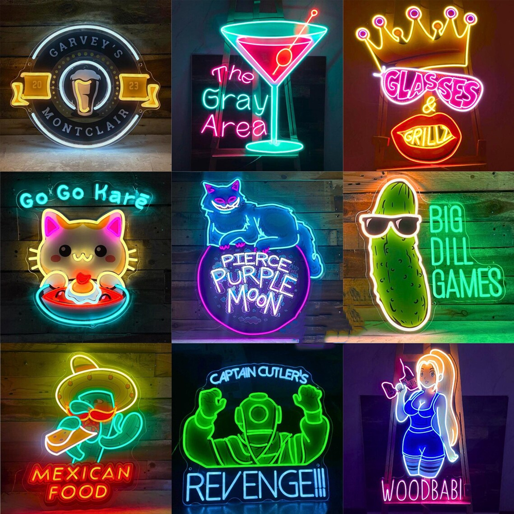 Neon Sign Custom Led - Custom Neon Sign Personalise LED Neon