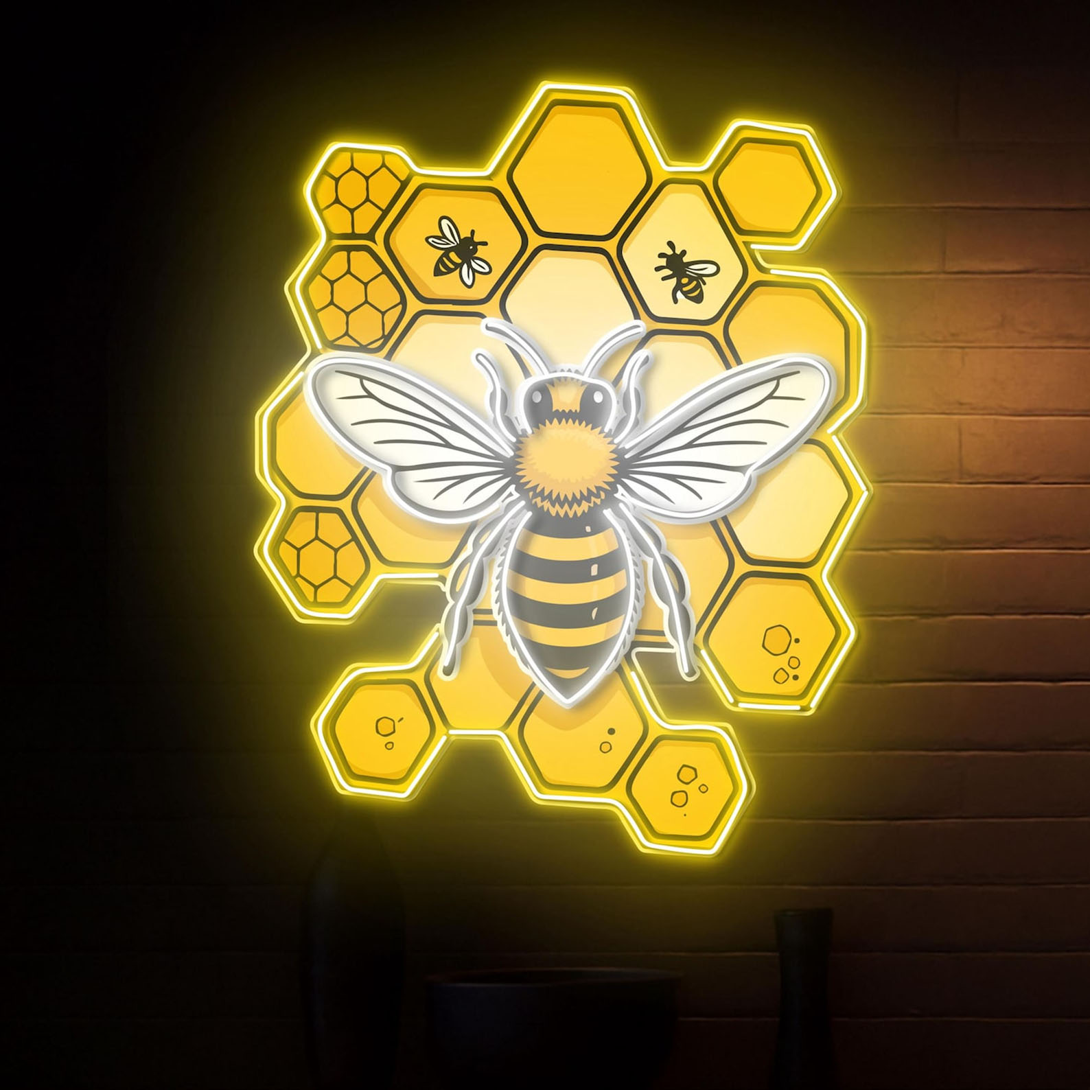 Neon Sign Custom Led - Bee Neon Sign,Garden LED Sign,Bee Lovers