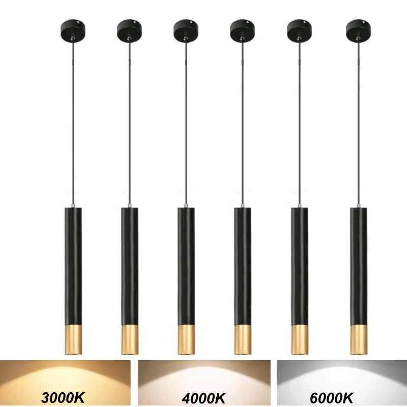 Lighting Decor Company - Modern LED Long tube pendant light