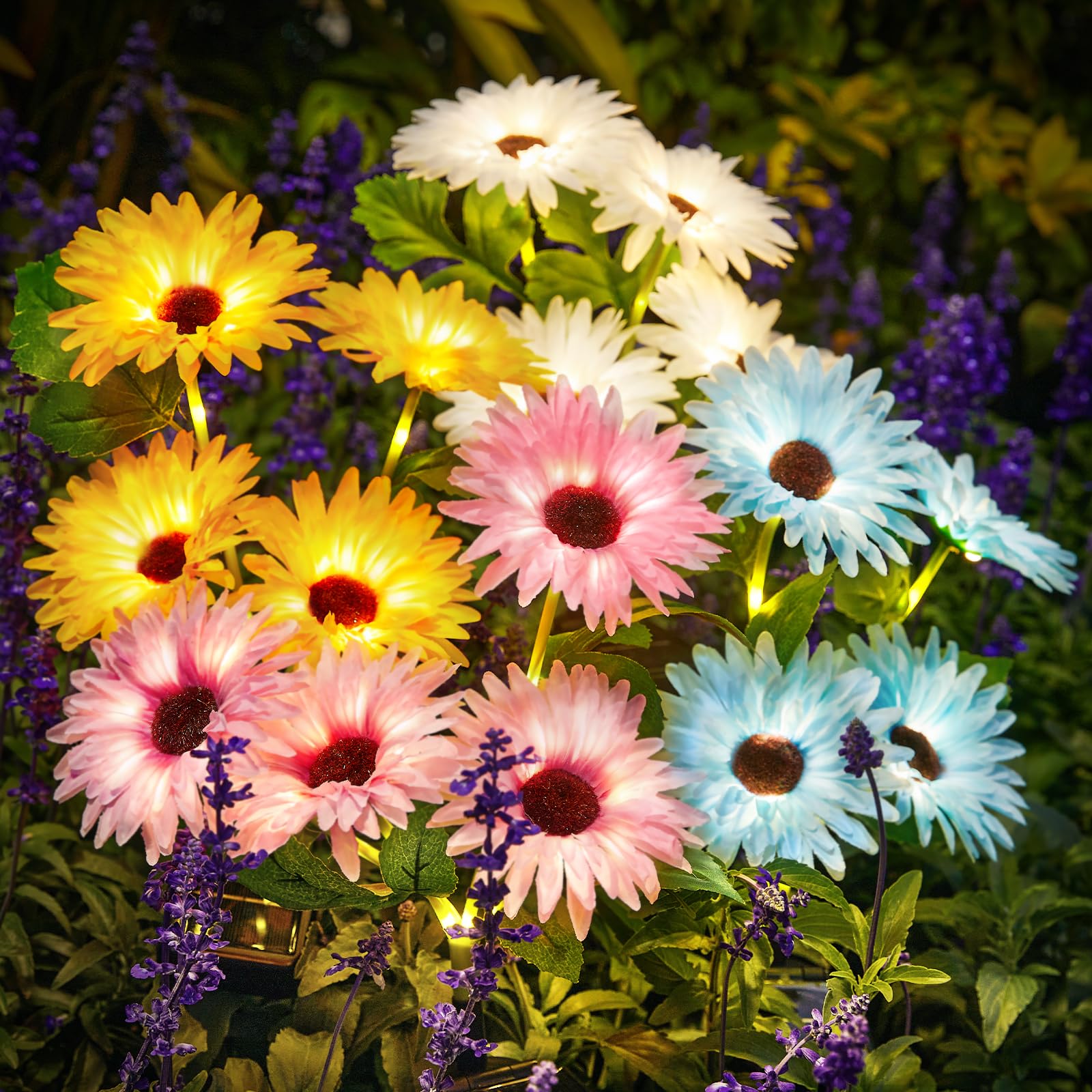 Lighting Decor Ideas - Solar Outdoor Garden Lights, 16 Glowing