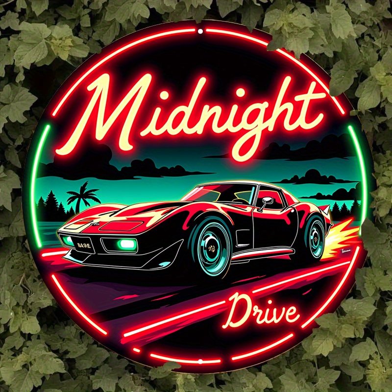 Lighting Decor Ideas - Vintage Neon Car Sign 'Legacy Light