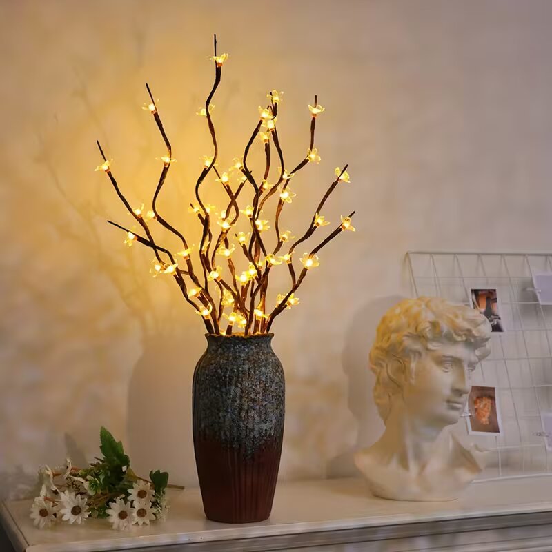 Lighting Decor Ideas - 1/2PC 20LED Cherry Blossom Tree Branch