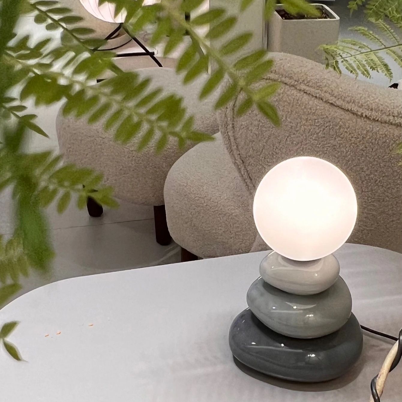 Lighting Room Decor Items - LED Colorful ceramics led table lamp