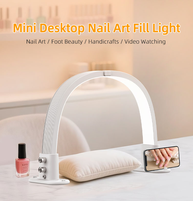 Mini half moon nail fill light - Led Moon Lamp reseña y precio