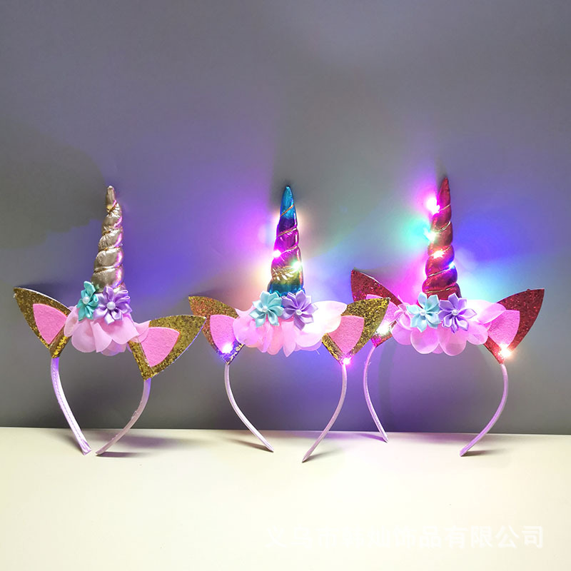New Halloween Cute Unicorn Hea - Unique Lighting Decor reseña y precio