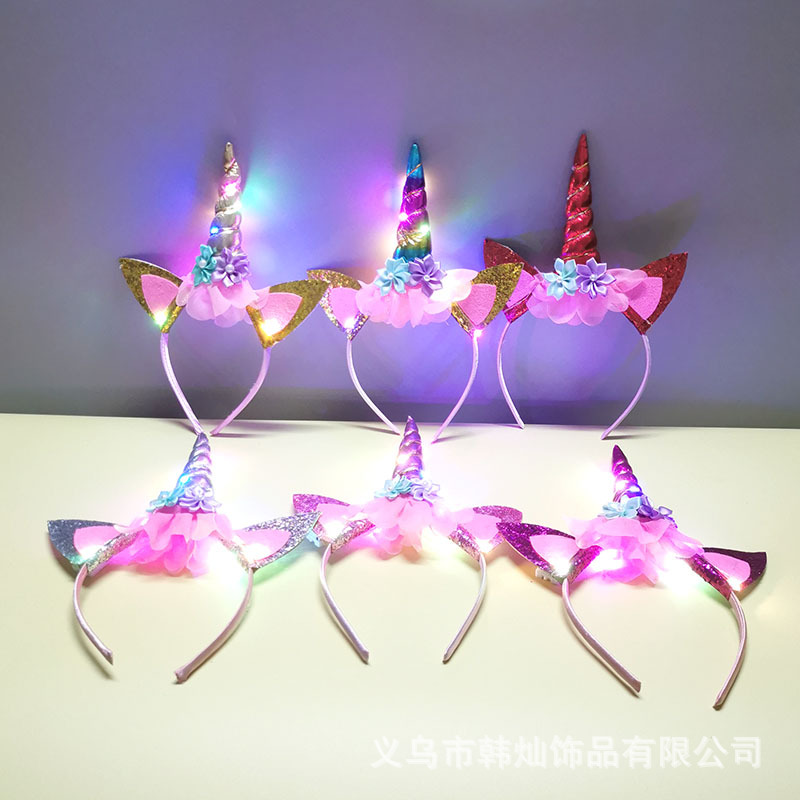 New Halloween Cute Unicorn Hea - Unique Lighting Decor reseña y precio