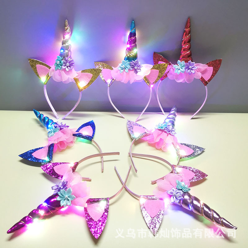 New Halloween Cute Unicorn Hea - Unique Lighting Decor reseña y precio