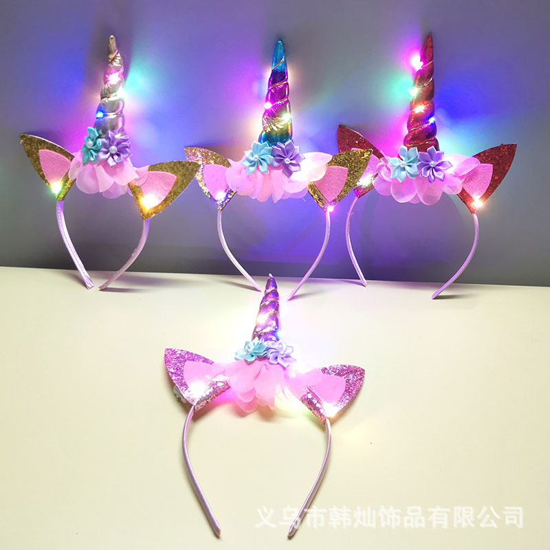 New Halloween Cute Unicorn Hea - Unique Lighting Decor reseña y precio