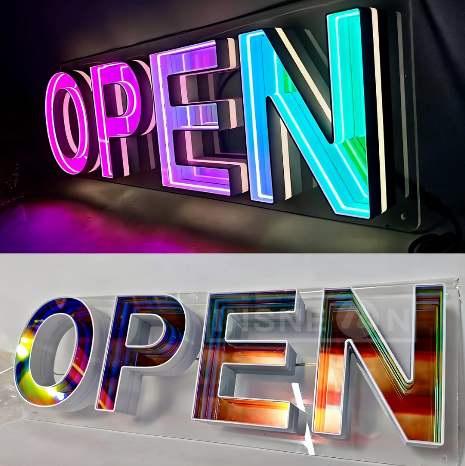 Shop Mirror Sign Custom Infini - Neon Sign Custom Led reseña y precio