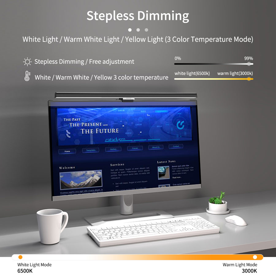 50cm Computer Monitor Light Ba - Touch Dimmer Lamp reseña y precio