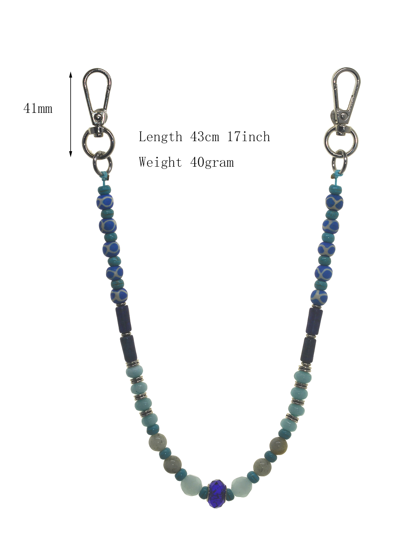 17 inch  blue Lapis lazuli cro - Decor Lighting Phone Number reseña y precio