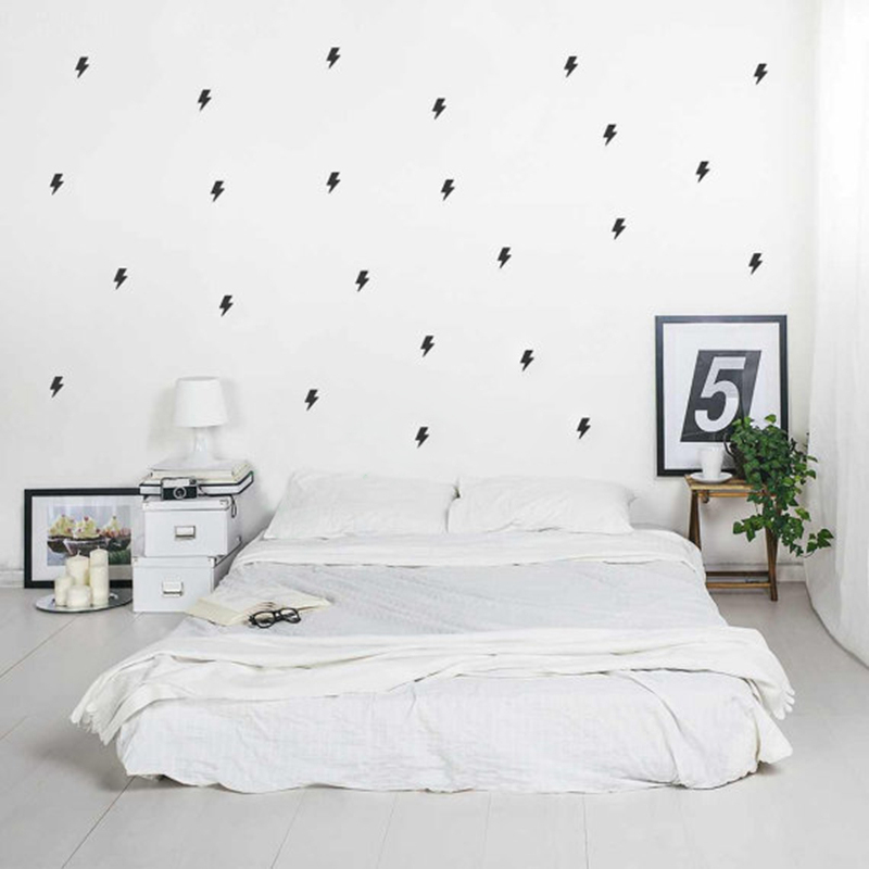 Tiny lightnings pattern wall d - Lighting Mcqueen Decor reseña y precio