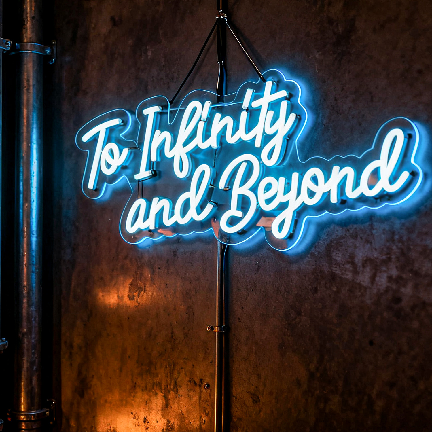 Neon Sign to Infinity And beyo - Lighting Decor And Beyond reseña y precio