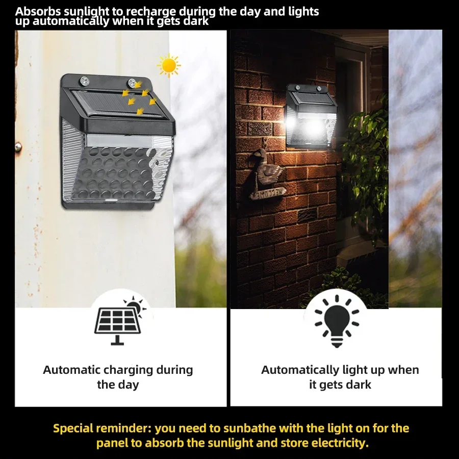 LED Solar Light PIR Motion Sen - Lighting Decor Ideas reseña y precio