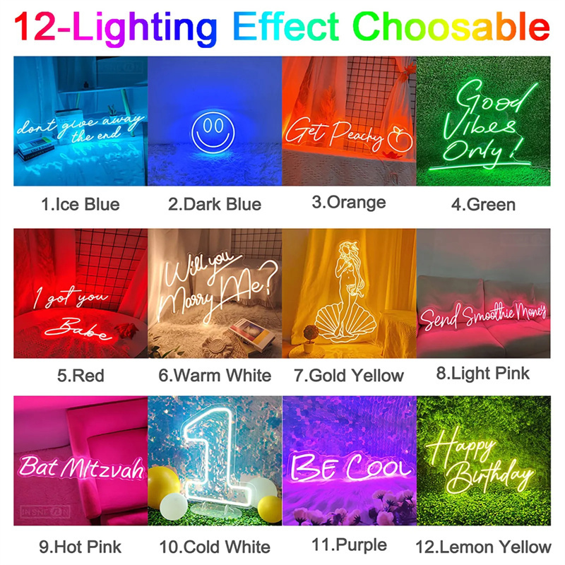 Custom Name Neon Sign Dimmable - Neon Sign Custom Led reseña y precio