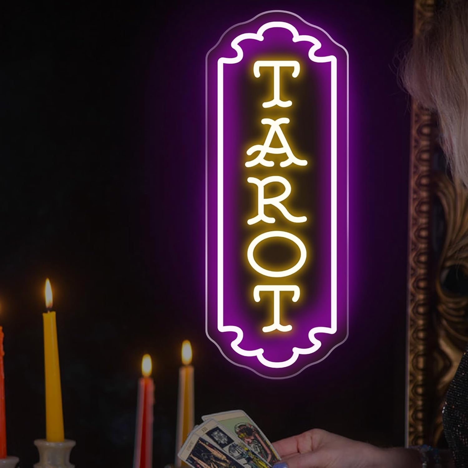 Tarot Neon Sign USB Powered My - Lighting Decor Ideas reseña y precio