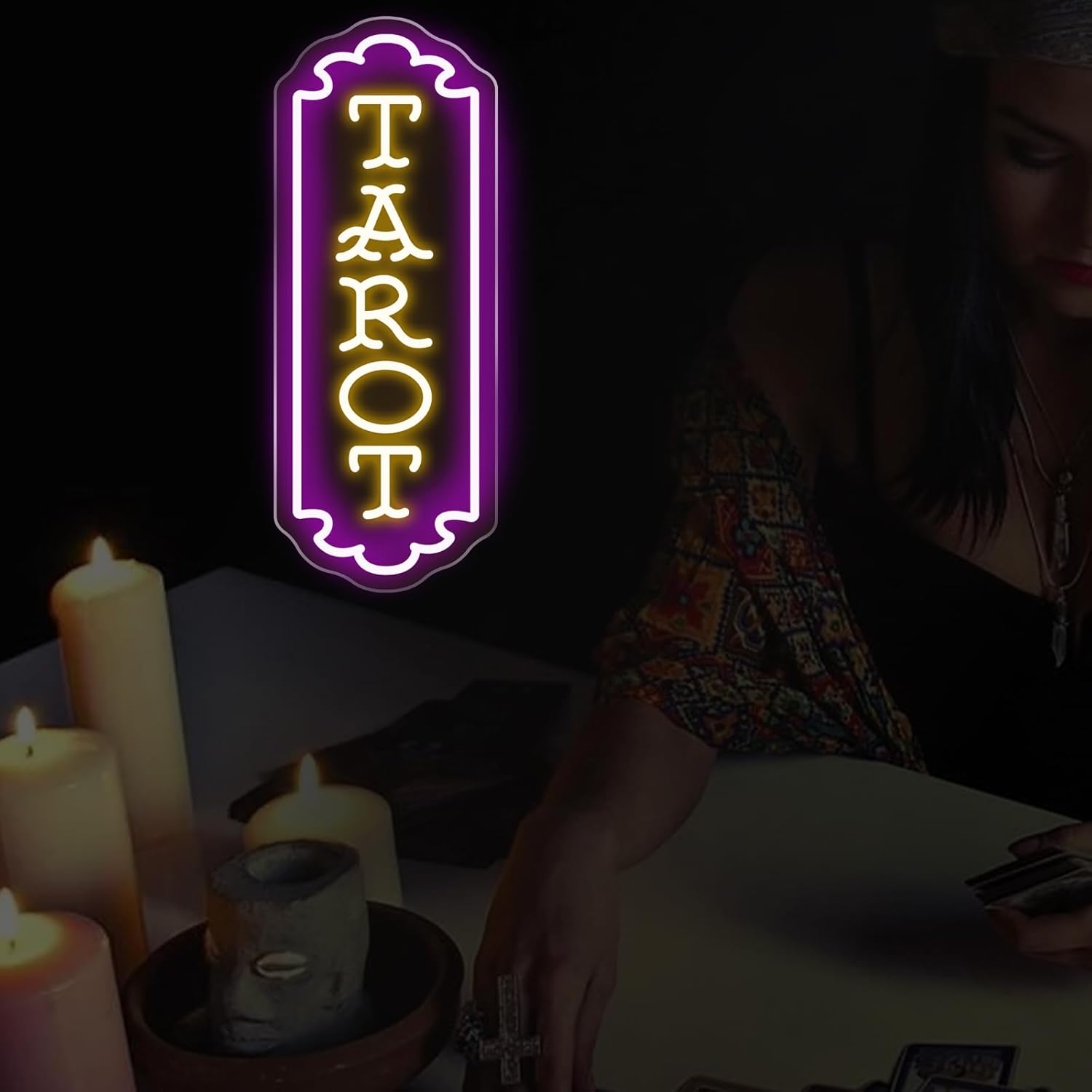 Tarot Neon Sign USB Powered My - Lighting Decor Ideas reseña y precio