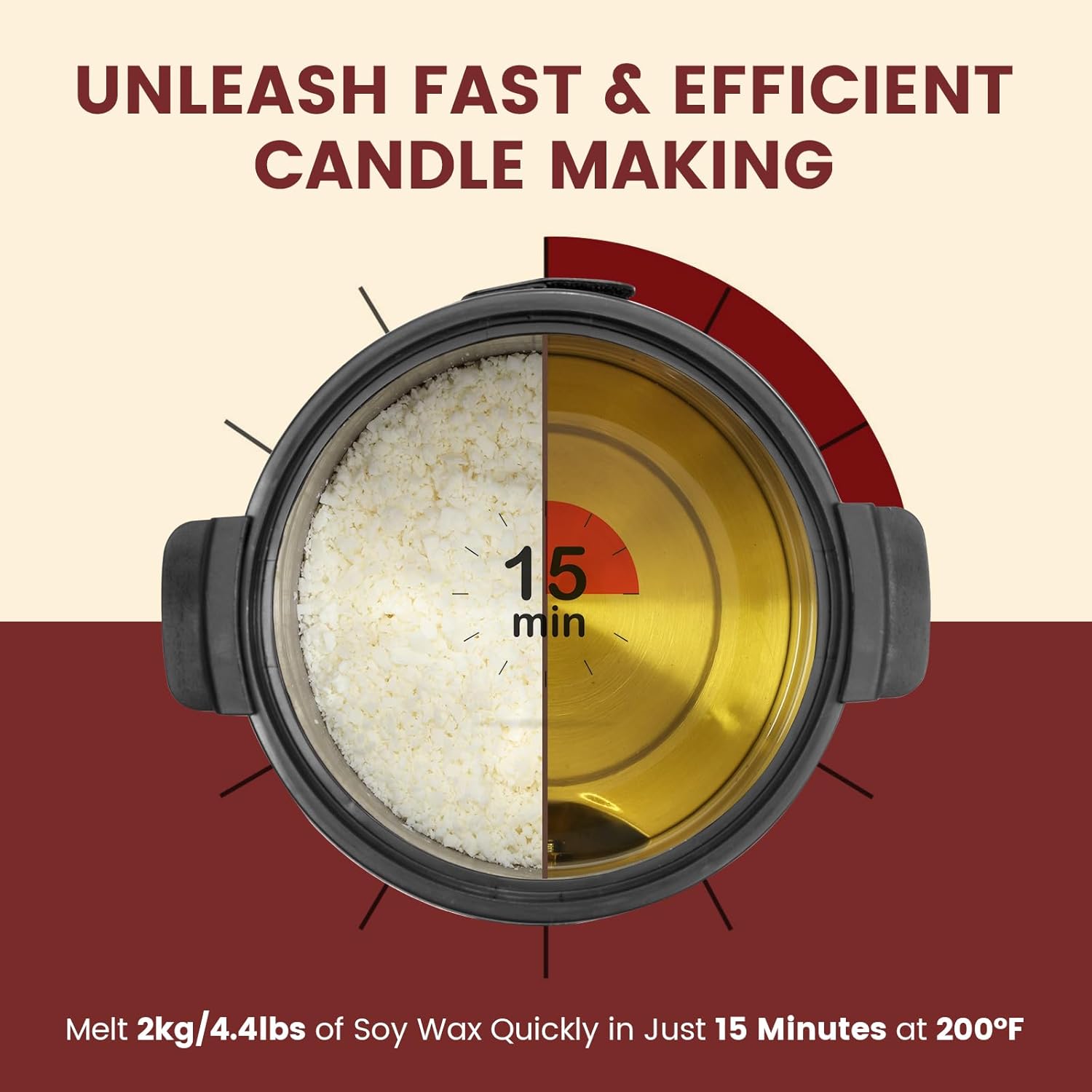 8L Wax Melter for Candle Makin - Wax Melter Electric reseña y precio