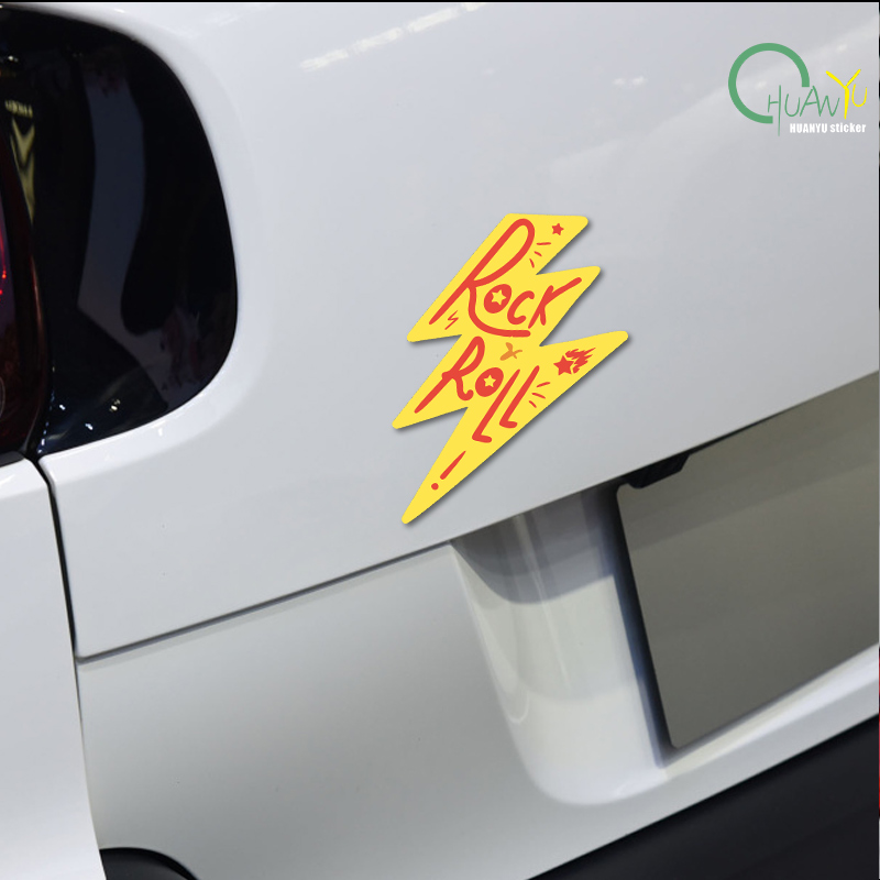 Rock Lightning Car Sticker Mus - Unique Lighting Decor reseña y precio