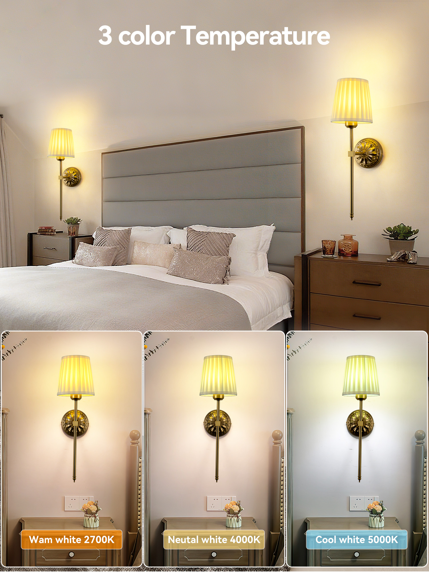 Battery-Powered Wall Light: Re - Touch Dimmer Lamp reseña y precio