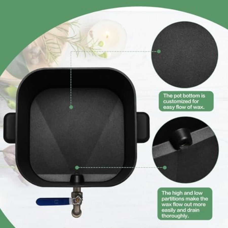Electric Wax Melter Pot for Ca - Wax Melter Electric reseña y precio