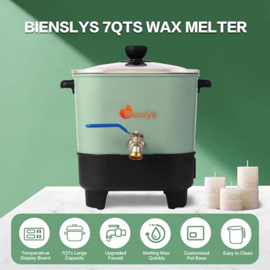 Electric Wax Melter Pot for Ca - Wax Melter Electric reseña y precio
