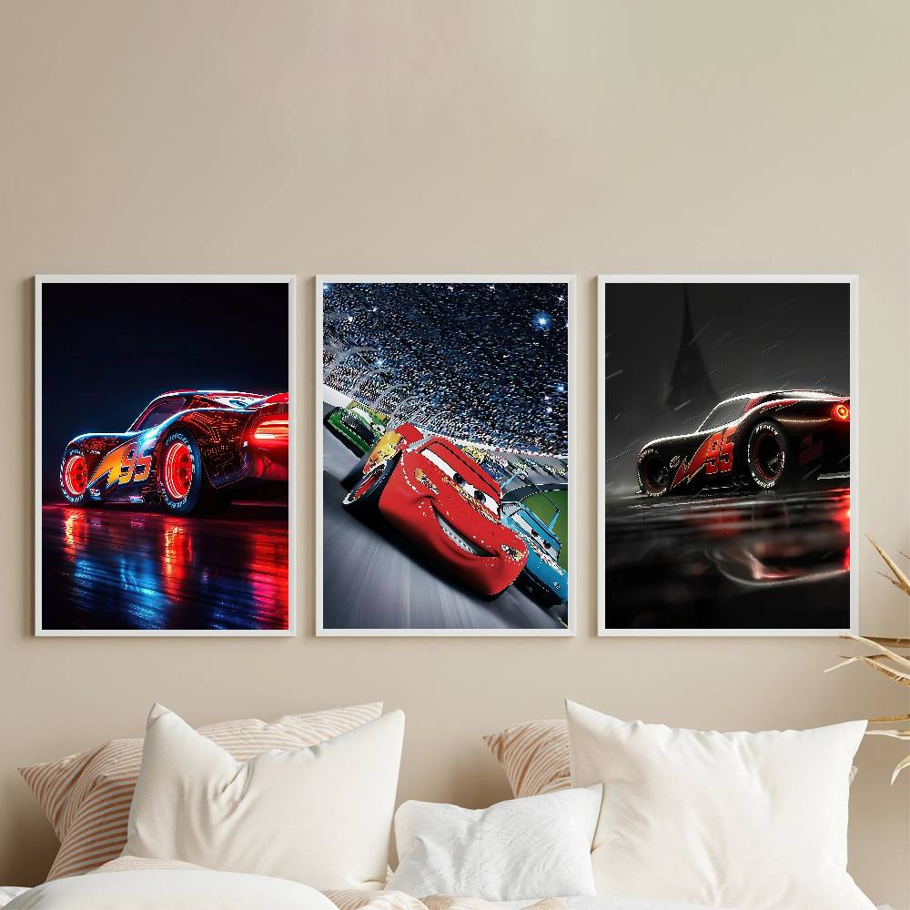 Lightning McQueen 95 Car Cool  - Lighting Mcqueen Decor reseña y precio