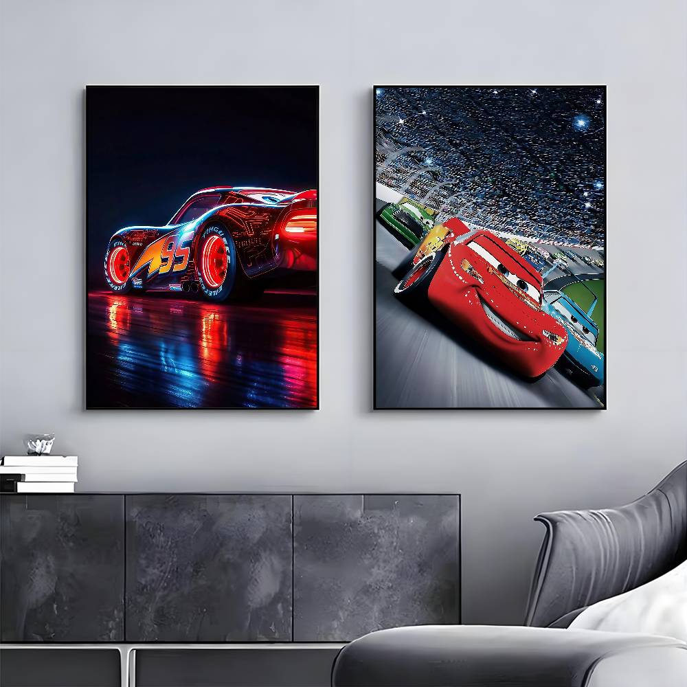 Lightning McQueen 95 Car Cool  - Lighting Mcqueen Decor reseña y precio
