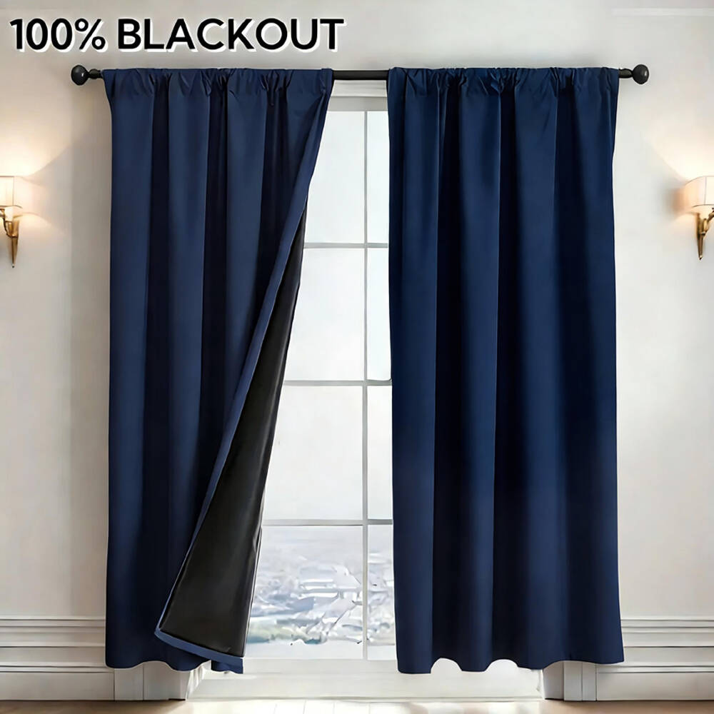 1pc 100% Blackout Curtain with - Lighting Decor Ideas reseña y precio