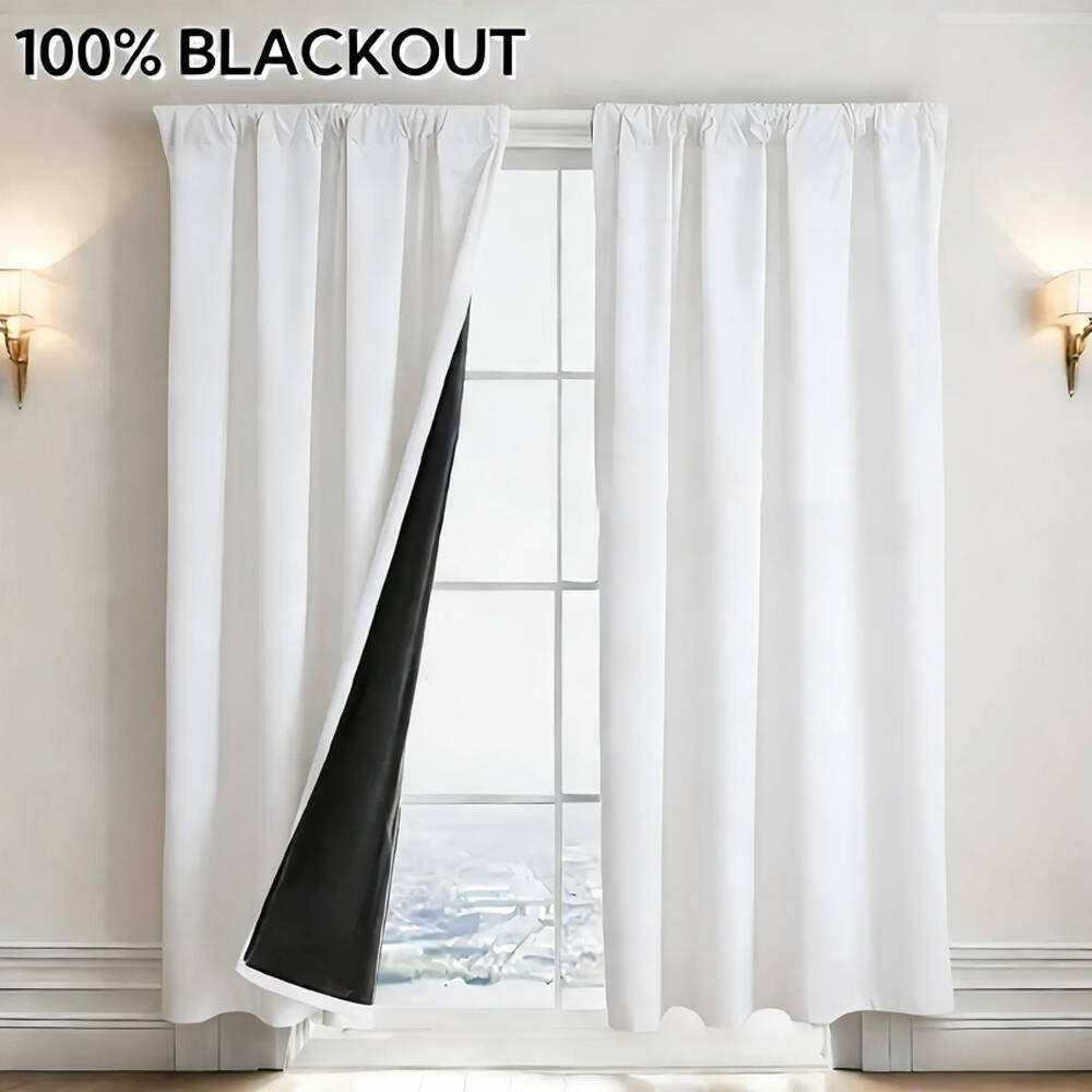 1pc 100% Blackout Curtain with - Lighting Decor Ideas reseña y precio