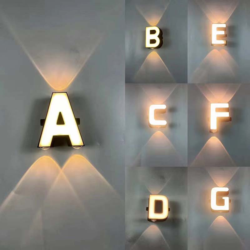 LED Letter Lights Sign 26 Alph - Lighting Decor Company reseña y precio