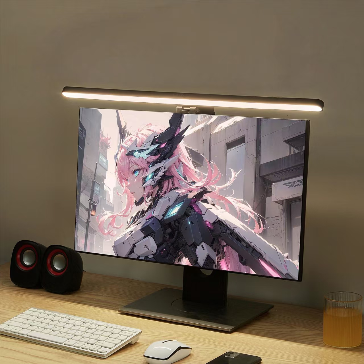 LED Monitor Light Hanging Desk - Touch Dimmer Lamp reseña y precio
