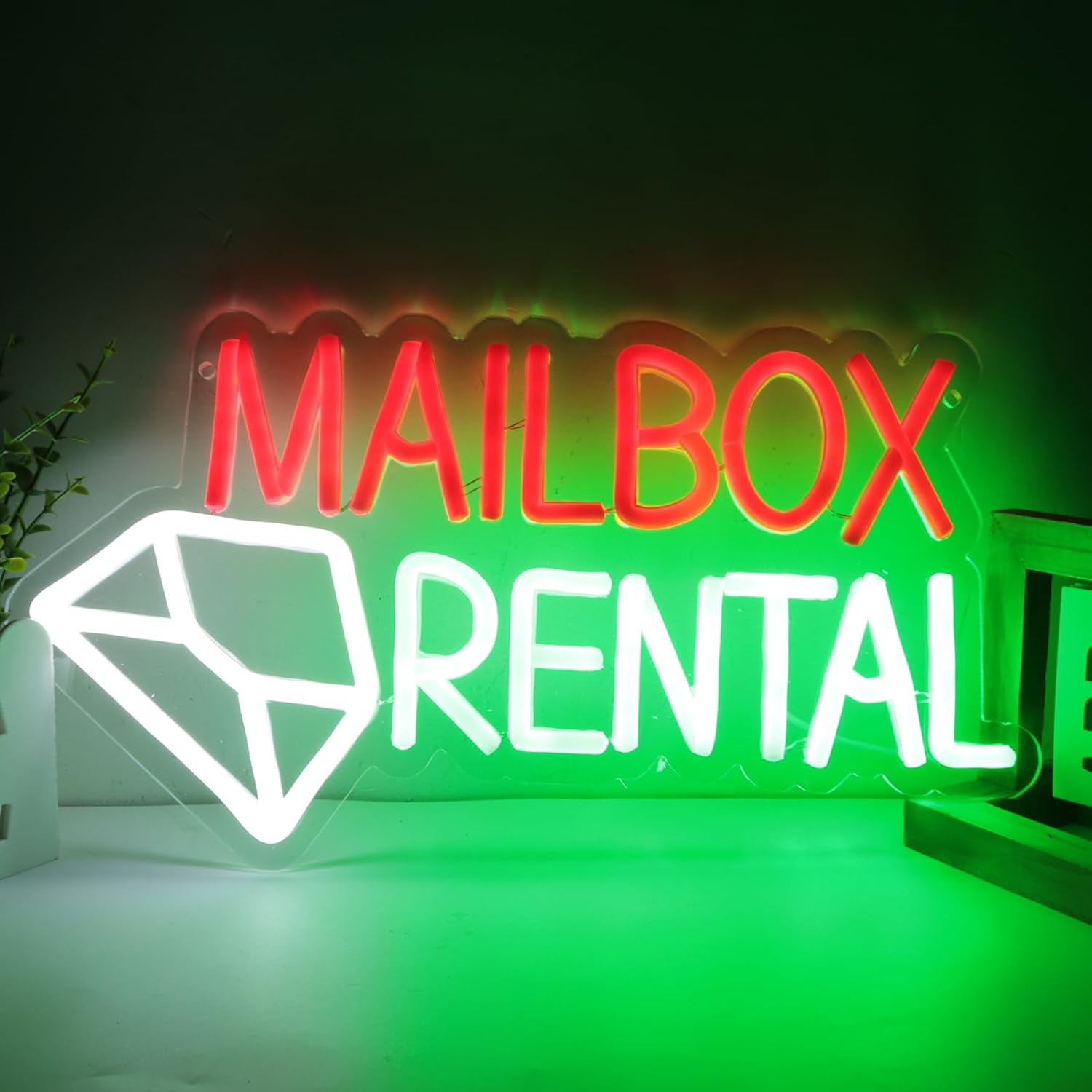 Mailbox Rental Neon Sign USB P - Lighting Decor Rentals reseña y precio