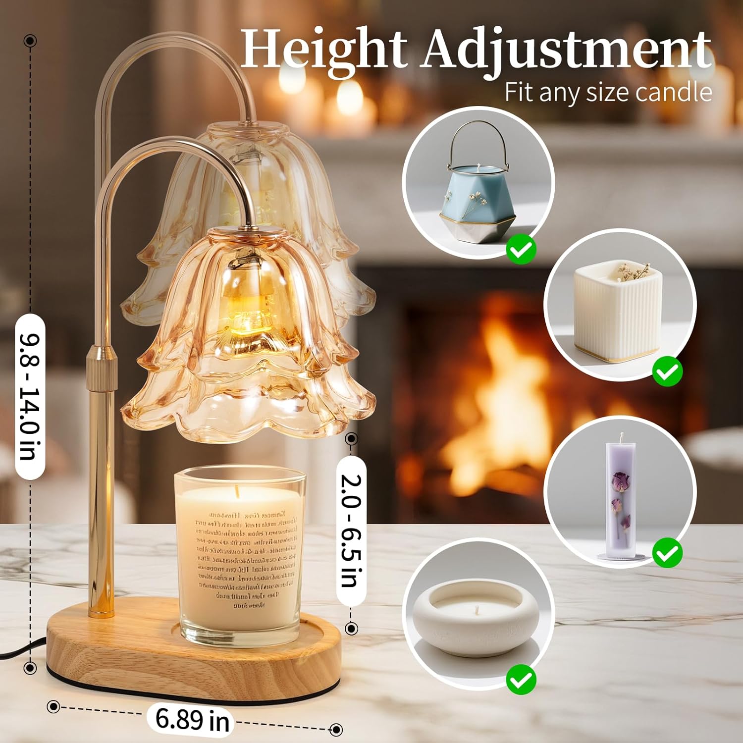 Candle Warmer Lamp with Timer  - Wax Melter Electric reseña y precio