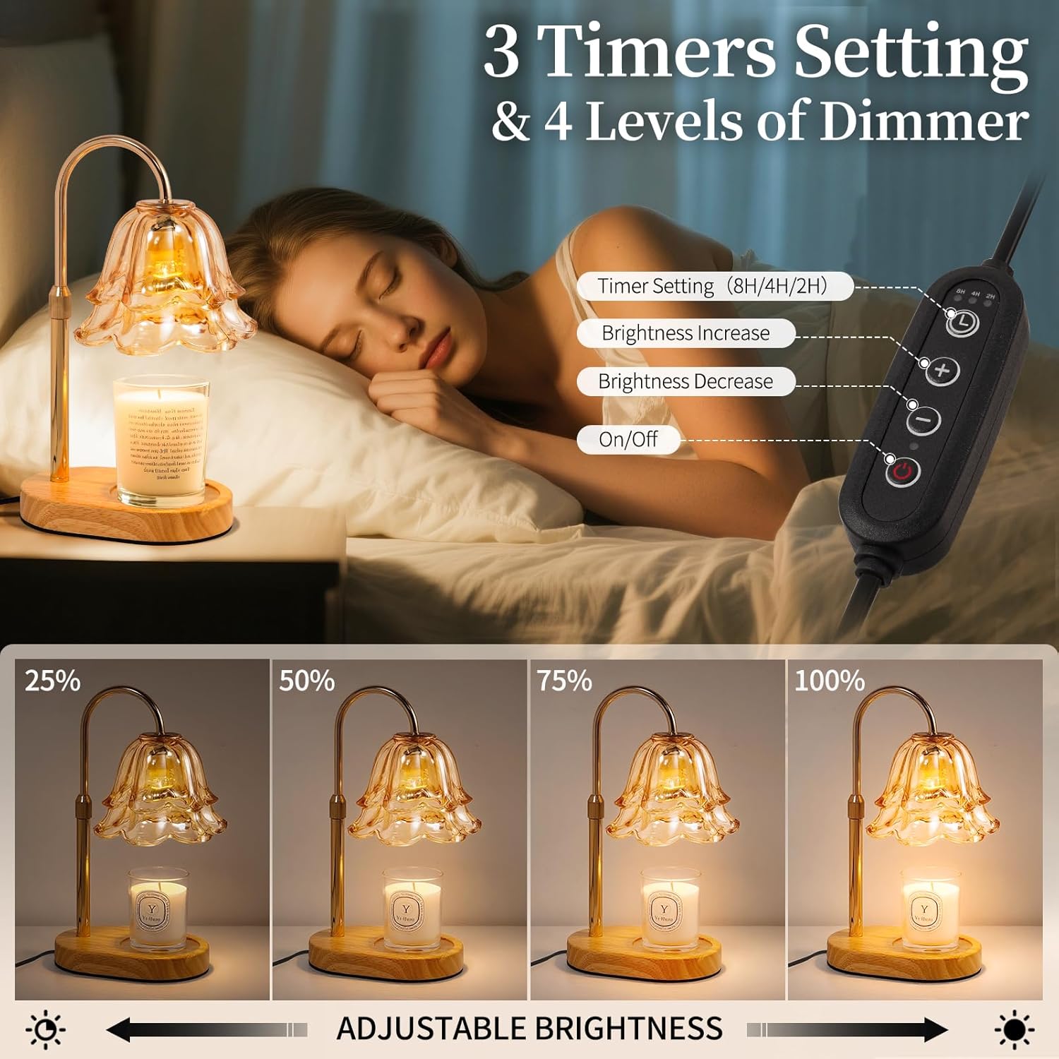 Candle Warmer Lamp with Timer  - Wax Melter Electric reseña y precio