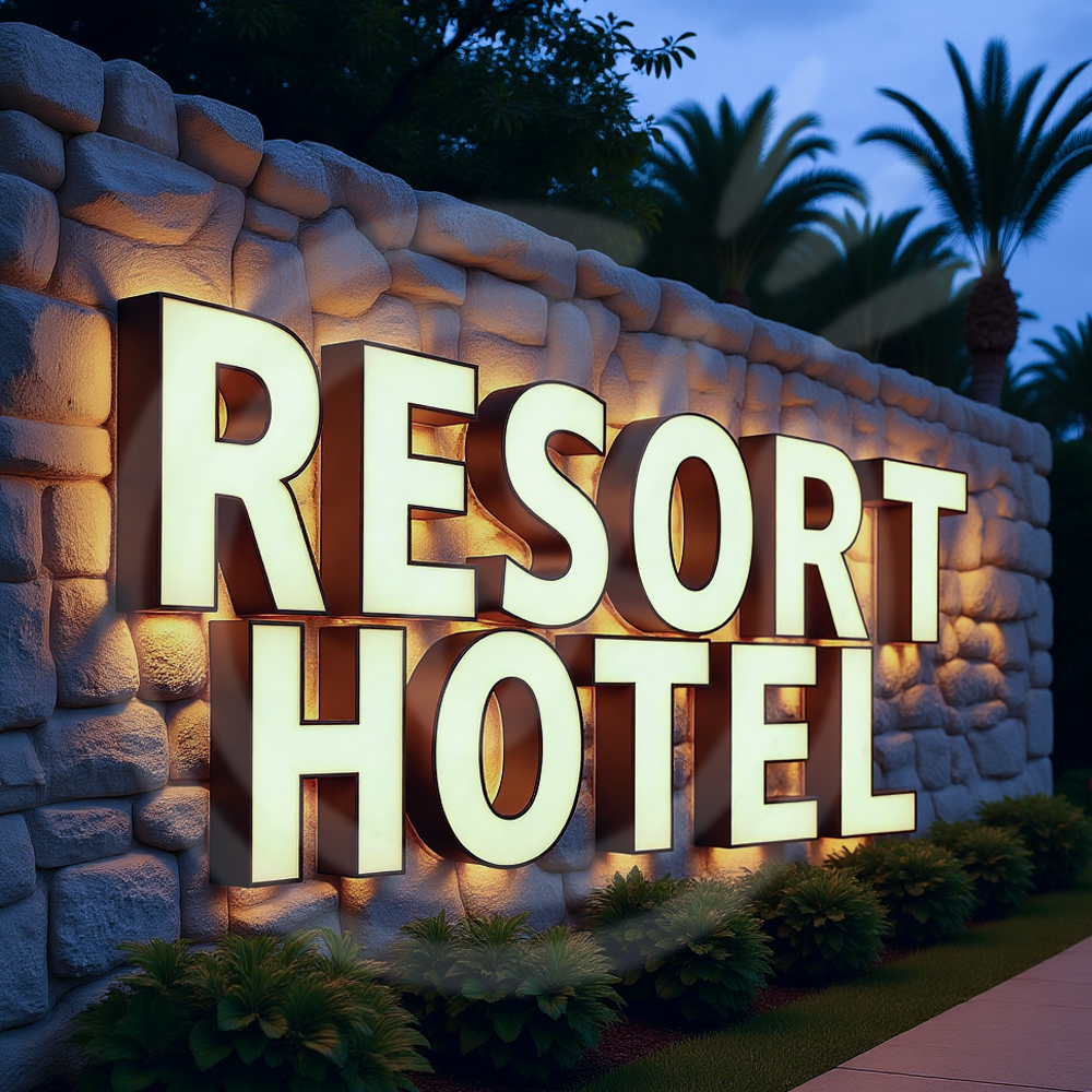 Custom Metal LED Letters Sign  - Lighting Decor Company reseña y precio