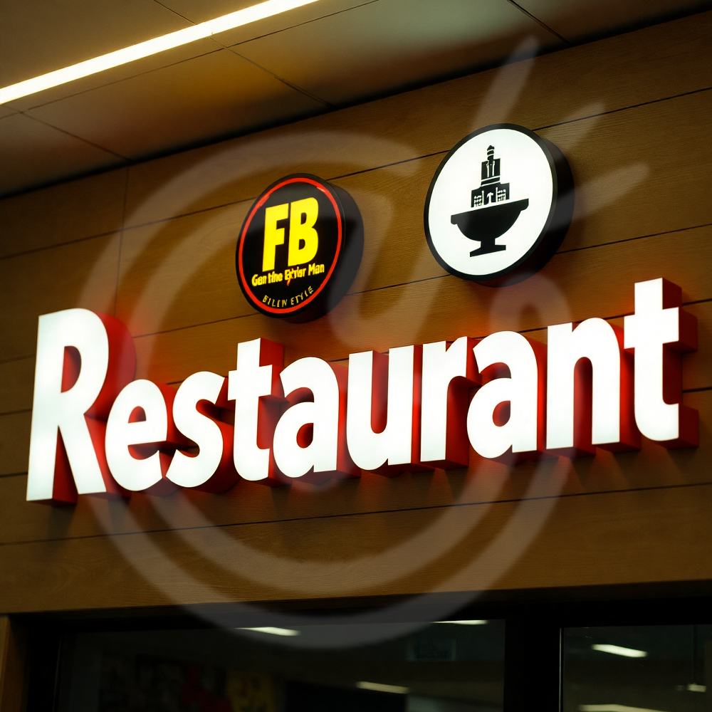 Custom Metal LED Letters Sign  - Lighting Decor Company reseña y precio
