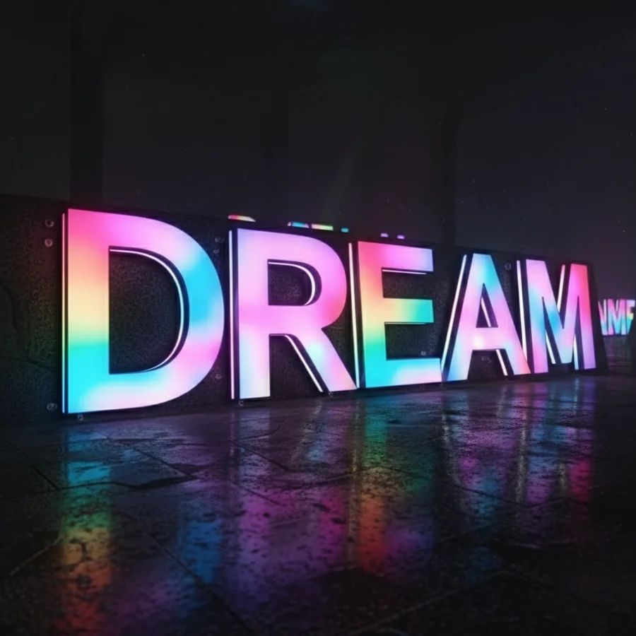 Custom RGB Metal LED Sign Wall - Lighting Decor Company reseña y precio