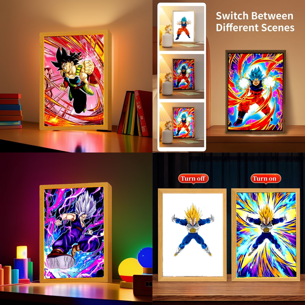 Dragon Ball Z Anime Figure Lig - Lighting Room Decor Items reseña y precio