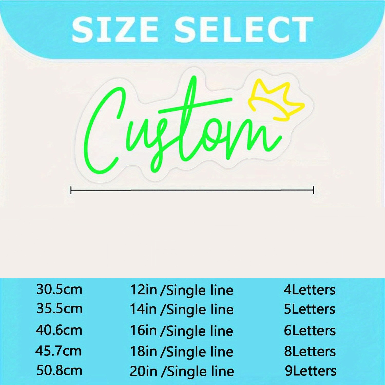 Custom Neon Sign with Crown De - Neon Sign Custom Led reseña y precio