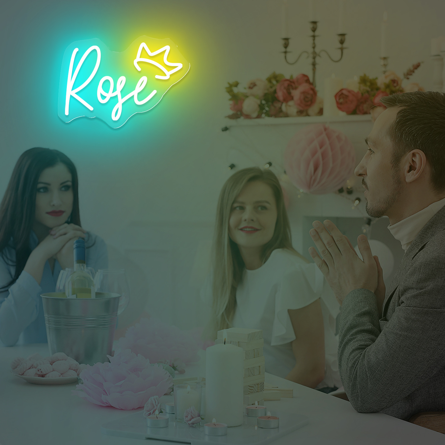 Custom Neon Sign with Crown De - Neon Sign Custom Led reseña y precio