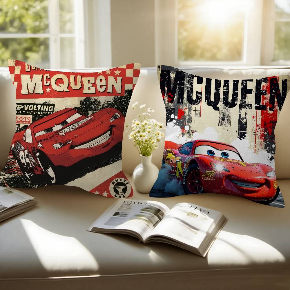 Pillow Cushion Cover Pillowcas - Lighting Mcqueen Decor reseña y precio