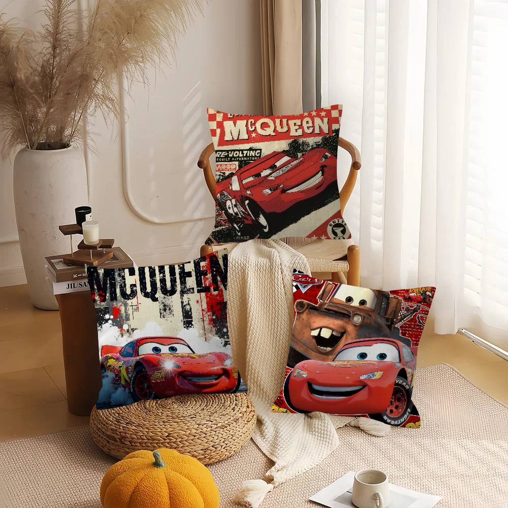 Pillow Cushion Cover Pillowcas - Lighting Mcqueen Decor reseña y precio
