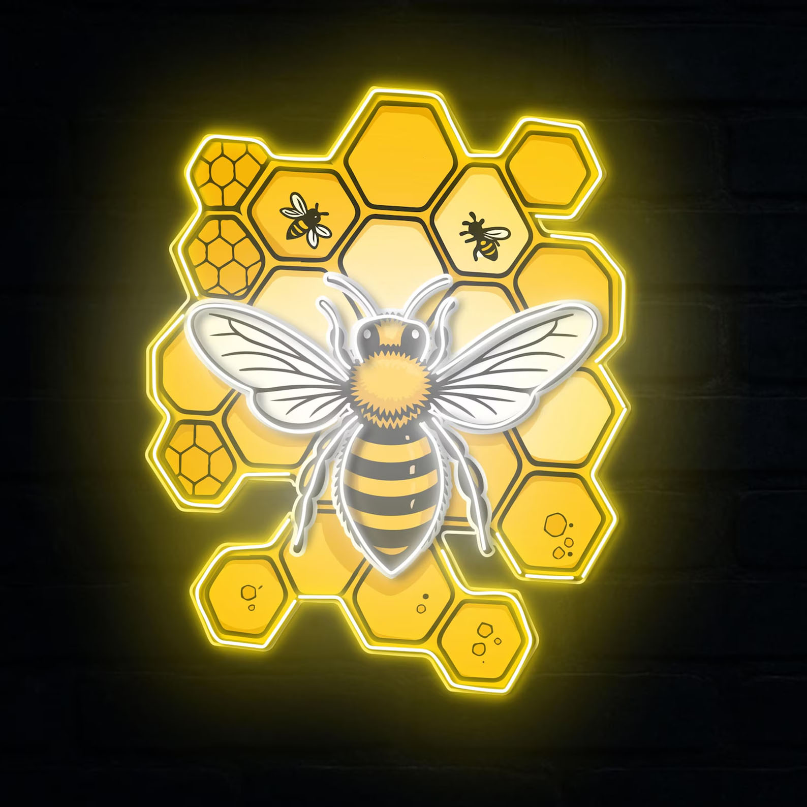 Bee Neon Sign,Garden LED Sign, - Neon Sign Custom Led reseña y precio