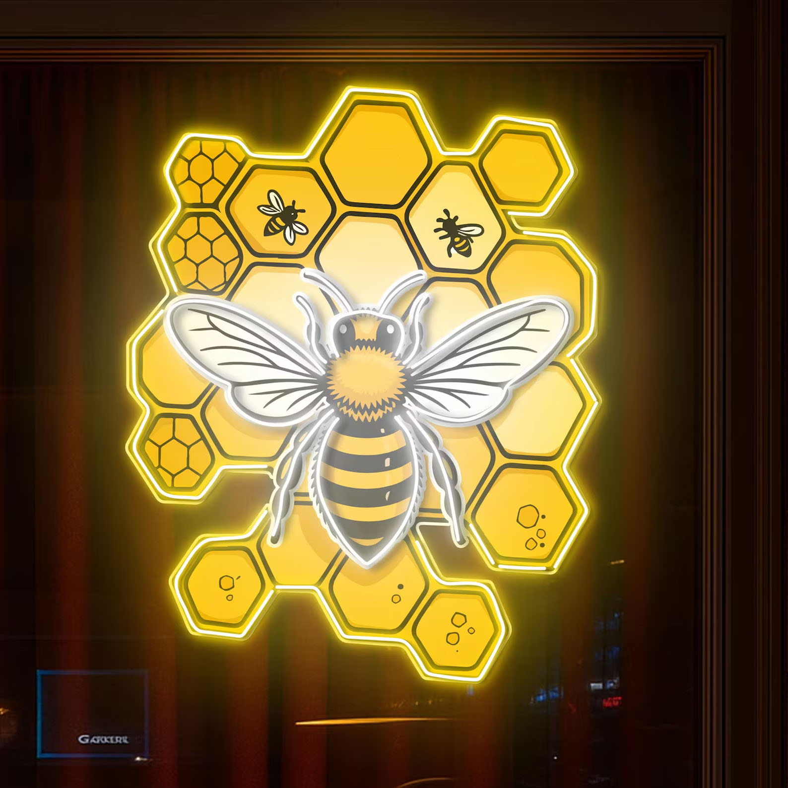 Bee Neon Sign,Garden LED Sign, - Neon Sign Custom Led reseña y precio