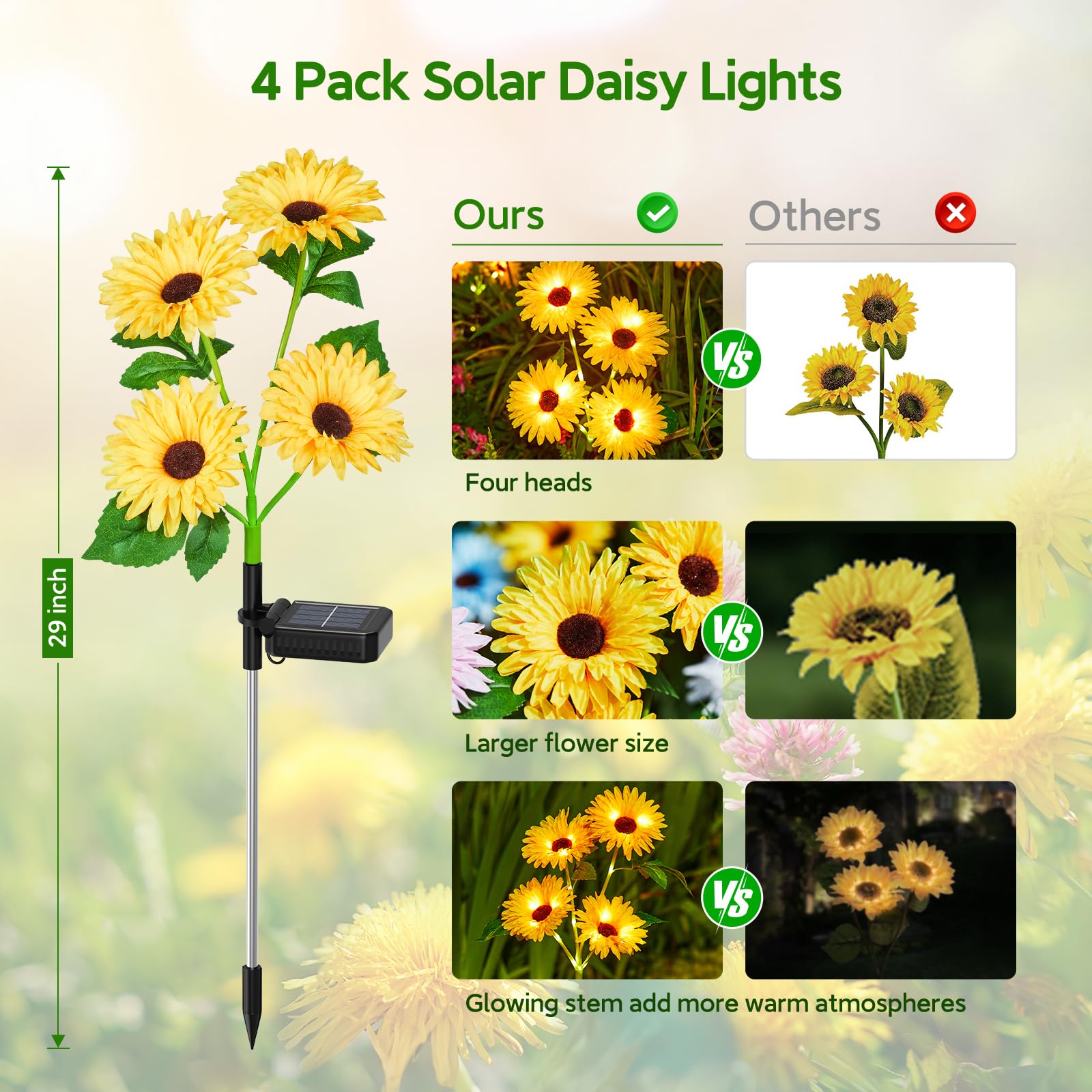 Solar Outdoor Garden Lights, 1 - Lighting Decor Ideas reseña y precio