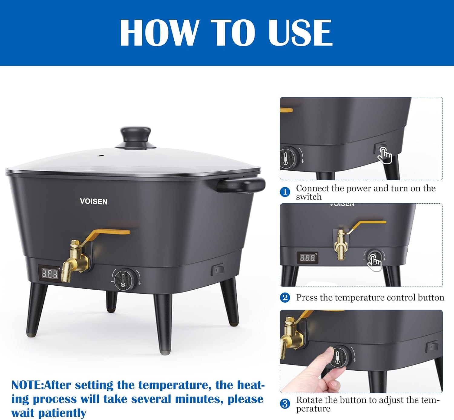 8Qt Electric Wax Melter for Ca - Wax Melter Electric reseña y precio