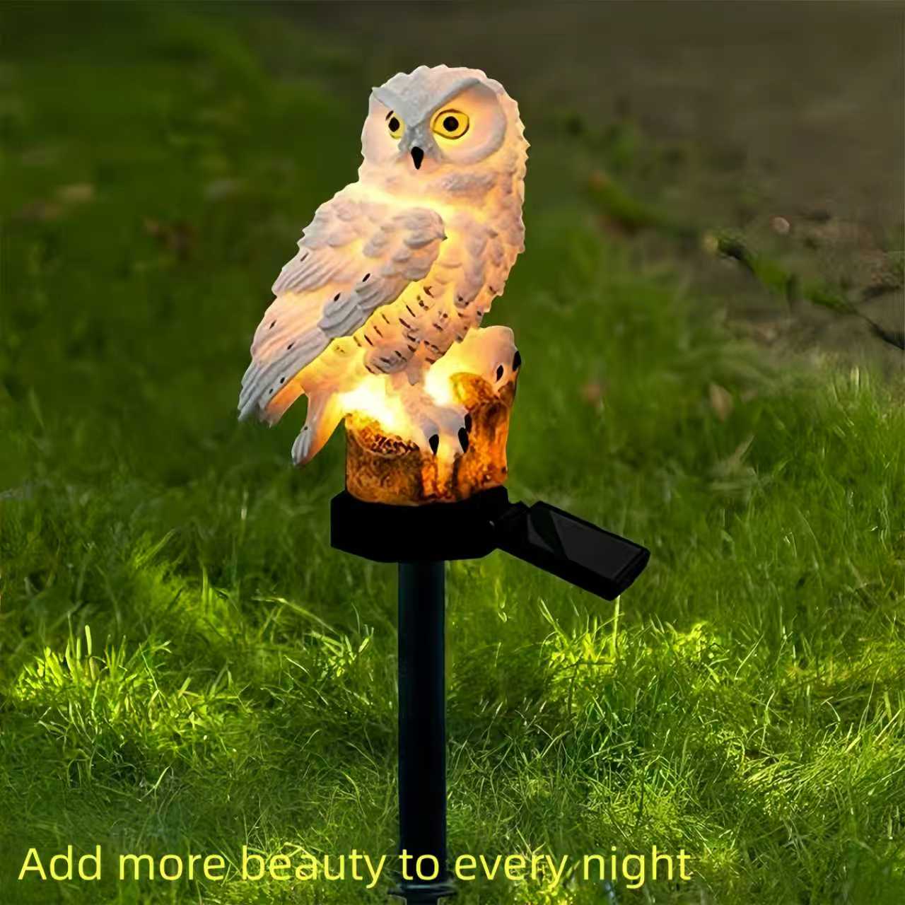 Solar Owl Garden Stake Light O - Lighting Decor Ideas reseña y precio