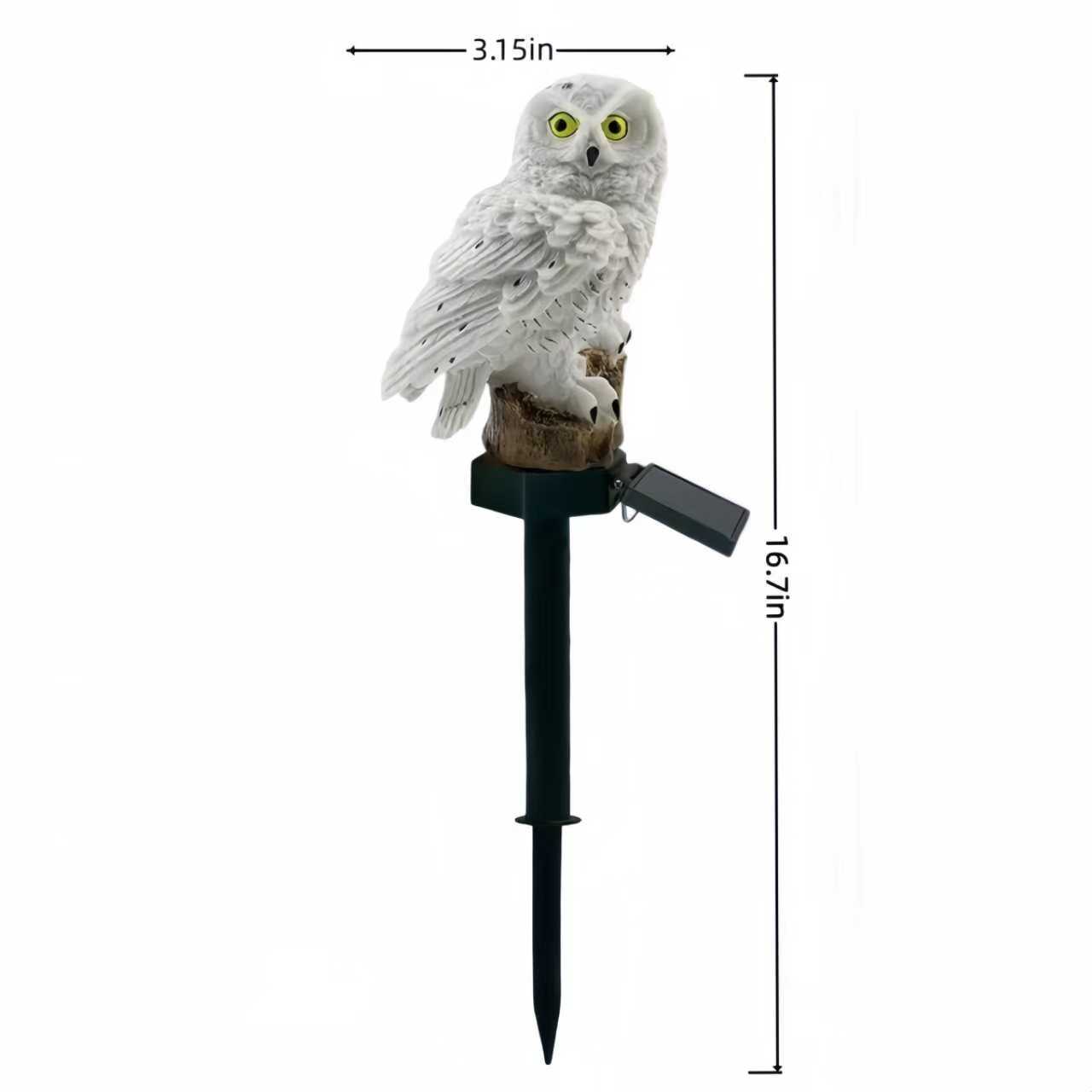 Solar Owl Garden Stake Light O - Lighting Decor Ideas reseña y precio