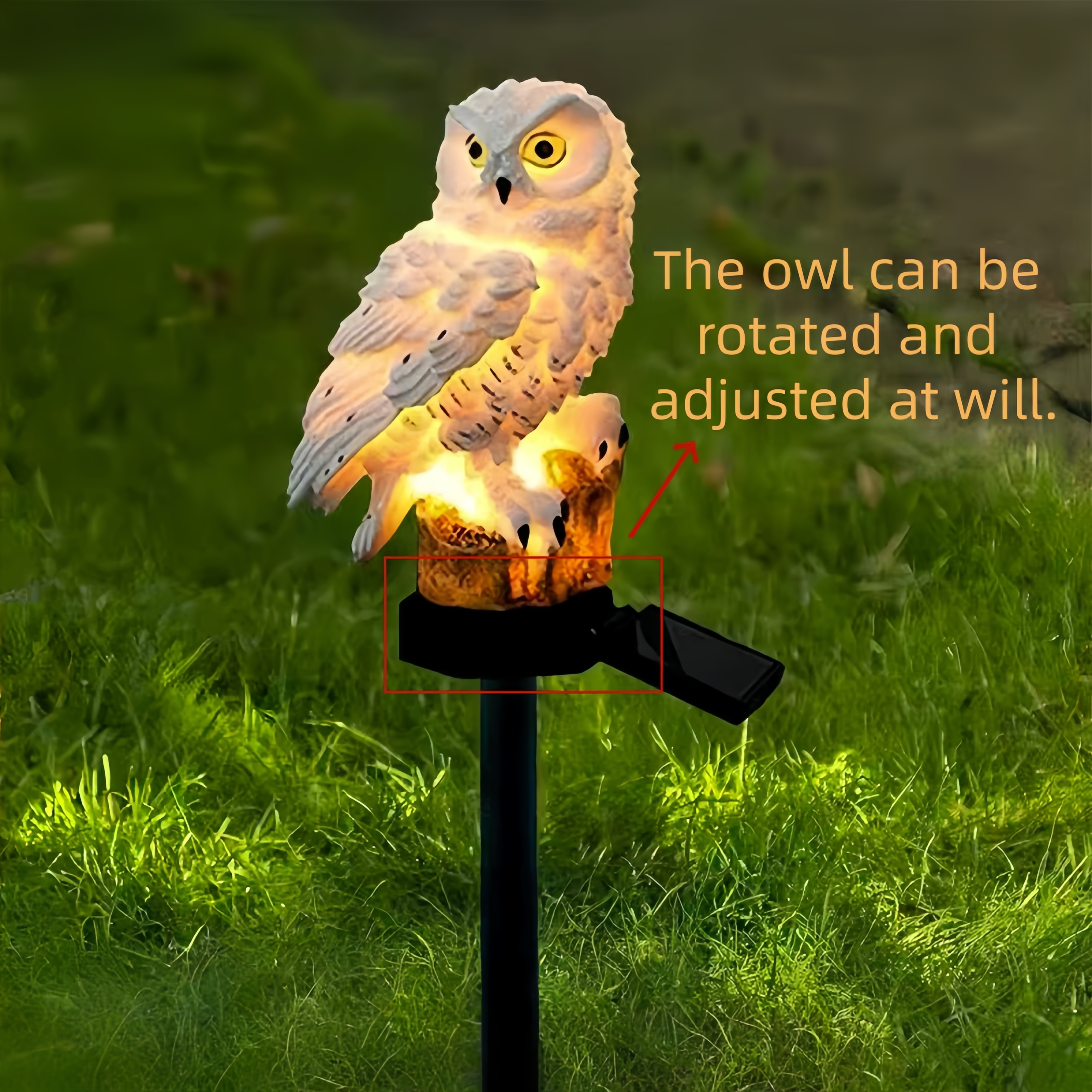 Solar Owl Garden Stake Light O - Lighting Decor Ideas reseña y precio